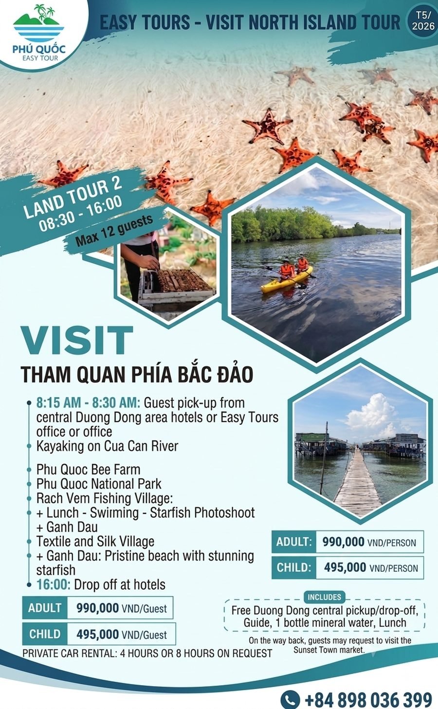 Tour Đảo Bắc